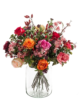 Bouquet Flame Roses (23 Stems)