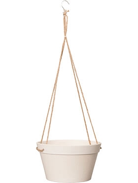 Fibrics Bamboo Hanging Basket White (per 12 st.)