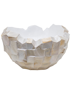 Oceana Pearl Bowl White