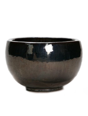 Plain Bowl Metal Glaze